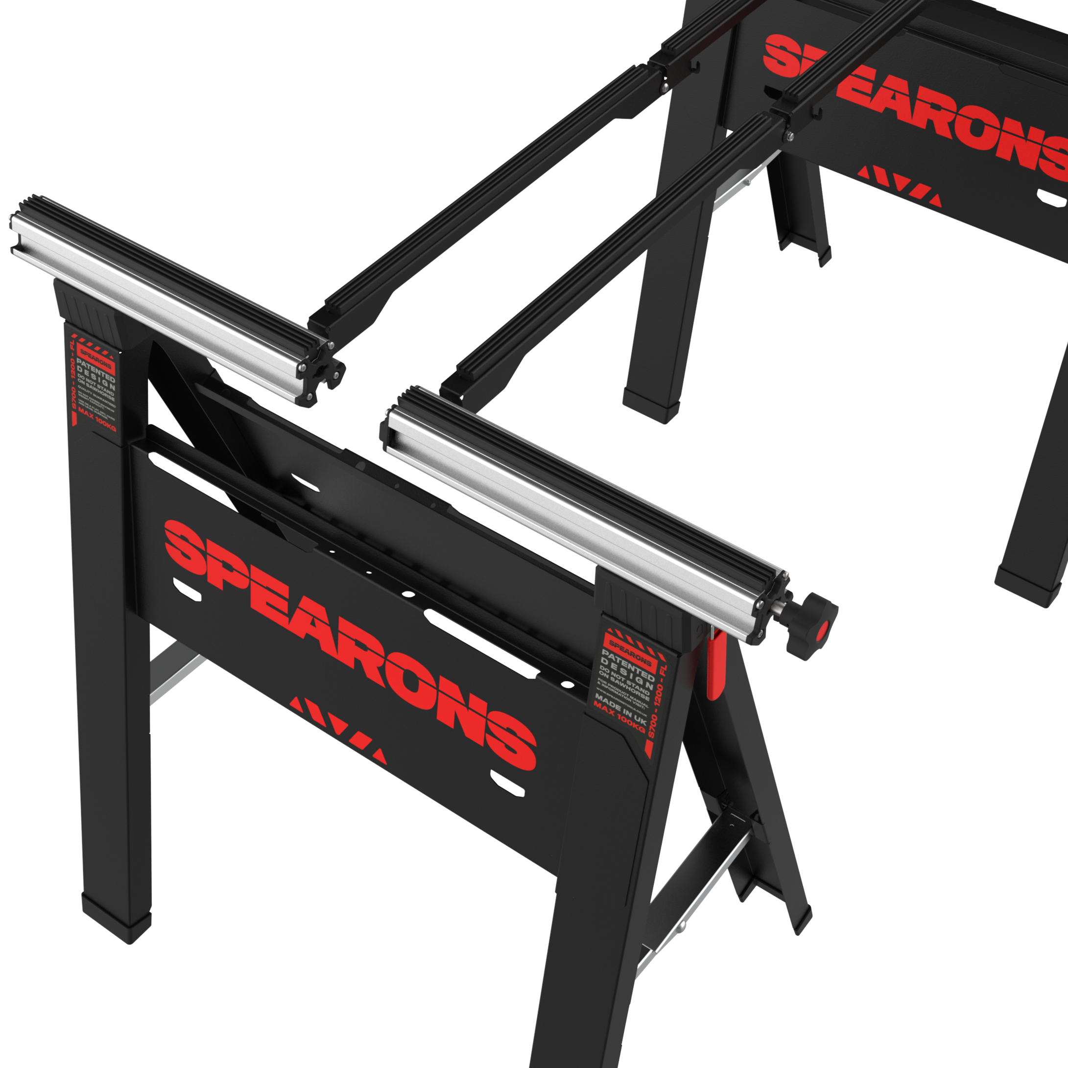 S700-1200-FL WITH CONNECTING ARMS AND RUBBER PROTECTOR